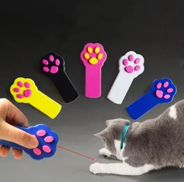 Funny Cat Paw Beam Lasertoy Interactive Automatic Red Laser Pointer Exerction Toy Piet Forniture Rendi i gatti felici GG02L4927483