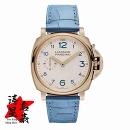 High End Designer Watches for Penea Dowiedz się później Min Nuo 18K Rose Gold Automatyczne mechaniczne męskie zegarek PAM00741 Oryginał 1: 1 Z prawdziwym logo i pudełkiem