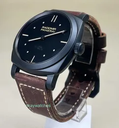 Fashion Luxury Penarrei Watch Designer Um novo PAM00577 Manual Mechanical Mass Watch 48mm