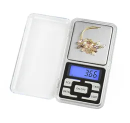 2019 Mini High Precision Digitale Taschenskalen für Gold Sterling Silber Scale Schmuck 001 Displayeinheiten Gewicht Elektronische Skalen7779723