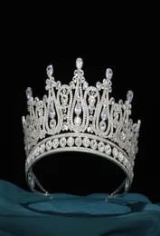 Jewelrypageant Crowns Miss Beauty USA High Quanlity Rhinestone Tiaras Bridal Wedding Hair Jewelry Aessories 조정 가능한 머리띠 Mo5707692