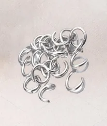 1000pcslot Gold silver Stainless Steel Open Jump Rings 4568mm Split Rings Connectors for DIY Ewelry Findings Making9926107