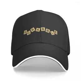 Berets Scrabble Tiles "Scrabble" Бейсбольные шапки для шляпы модные шляпы дышащие настраиваемые на открытом воздухе настраиваемая полихроматическая