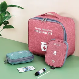 Mini bolsa de armazenamento por portátil de medicina portátil vazia Viagem de primeiros socorros Medicina Bolsas de remédios Organizador ao ar livre Caixa