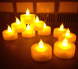 1440pcslot flickering LED LED Tealight Flicker Tea Candle Light Xmas Party Candles Safety Home Decoration HP1315528382