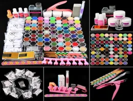 Pro -Acryl -Nagel -Kunst -Kit 78pcs Acrylpulver Glitzer 120 ml Flüssignagelkaste Kristallbürste Skill 2627221V3019242