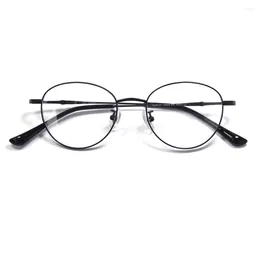 Telai da sole cornici retrò di piccole dimensioni rotonde di alta qualità telaio oculare unisex cerchio classico cerchio prescrizione occhiali occhiali