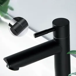 Banyo lavabo musluklar siyah soğuk hızlı açık tip mutfak mat musluk paslanmaz çelik güverte monte bibcock su musluk