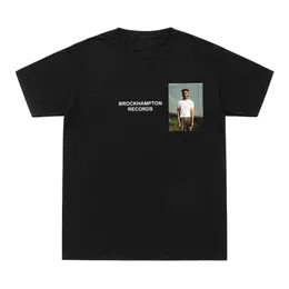 Camisetas masculinas 2023 Moda camiseta homens homens Brockhampton Records Funny T-shirts Ginger Tire as chances do KP Dreaming camiseta algodão TS Y240429