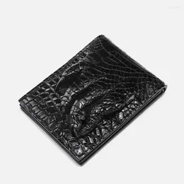 Wallets Crocodile Skin Men's Large Capacity Card Bag Multi Cover Driver's License Leather