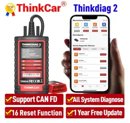 Nuovo ThinkDiag 2 Tutti i marchi automobilistici Protocollo CANFD All Reimposta Servizio 1 anno 2022 Strumento diagnostico OBD2 ECU Active ECU Supera 16 R5464118