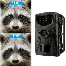 20MP 1080p Hunting Trail Camera HC804A Инфракрасная инфракрасная ночная видения дикие камеры PO ловушки отслеживают наблюдение 240426