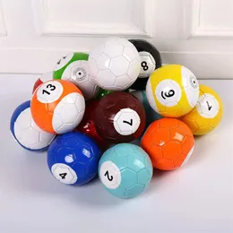 16 stycken Mycket uppblåsbar snook fotbollsboll, biljard boll, snooker fotboll för snookball utomhus spel storlek 2# 3# 4# 5# för alternativ