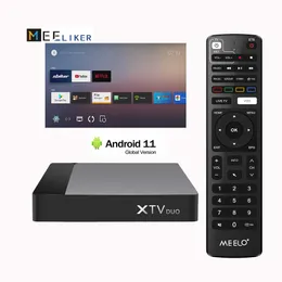 En iyi XTVDUO Android 11 Susrip TV Kutusu 2G+16G Akıllı TV Android Kutusu Set Üst Kutusu