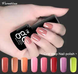 Whole Verntion 8ml 3in1 Gel Polish Soak Off UV Gel lacquer vernis semi permanent nail art professional One Step UV Gel Nail P5793591