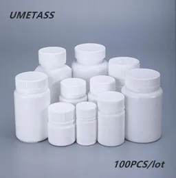 Umetass puste medyczne plastikowe butelki z pokrywkami Porodowe tabletki tabletki kapsułki Klasa spożywcza 20 ml30ML40ML50ML70ML T200814732487