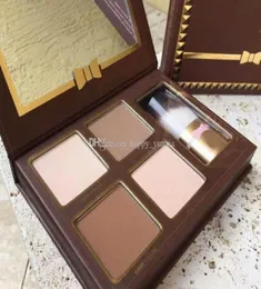 الوجه contouring bronzers Highlighters 4 ألوان مسحوق لوحة 7514066