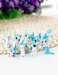 Mini Kedi Peri Bahçesi Minyatürler Bahçe Süsleme Dekorasyonu Mikro Peyzaj Bonsai Heykelcik Reçine El Sanatları Sevimli Kitten4452845
