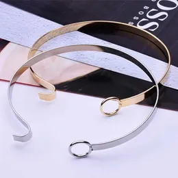 Свадебные браслеты Новые модные аксессуары ювелирные украшения простые металлические круглые браслеты минималистские дизайнерские браслеты для женщин подарок любителей