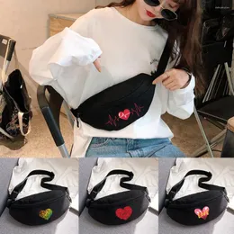 Bolsas de cintura Bola de homens e mulheres esportes ao ar livre Ciclismo Love Imprimindo Fashion Messenger Key Baú