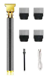 Tripper per capelli Kit di toelettatura ricaricabile USB a cordone tblade Timmer di taglio vicino per uomo Shop barbiere di barba della barba calda a testa calda G222211572