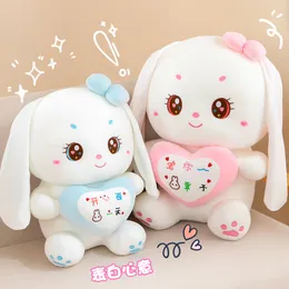 Sevgililer Günü Hediye Sevimli Kalp Sarılma Çift Tavşan Peluş Bebek Yatak Başlığı Pratik Dekorasyon Bebek Kız Çocuk Oyuncak