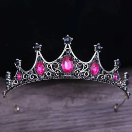 Tiaras Vintage Fashion Girls Princess Crystal Crown Hair Accessories Tiara Women Party Dress CrownRhinestone Bridal Crown Jewelry