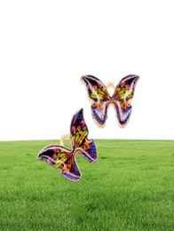 Pingente de borboleta colorido 100pcs lote 12x15mm Pingentes de animais de esmalte de 12x15 mm Fit para Jóias de Jóias Diy de Colares Fazendo Jóias RMII XZD5C4952460