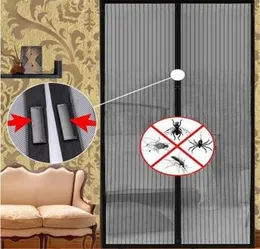 Curta de cortina de cortina anti -mosquito de verão Curtans magnéticas Tela de fechamento automático Tela da pura cortinas Tratamentos de janela TEXTILES Home1967359