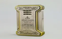 Classic Retro Metal Lighter Windproect Butane Refillable Vintage Trench Cigarettändare Öppna sidor genomgående gaslagringsgåva7762132