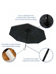 우산 in 미니멀리스트 선 쉐이드 우산 우산 우산 보호 자 UV 보호 검은 접착제 태양 우산 여성 비와 빛납니다.