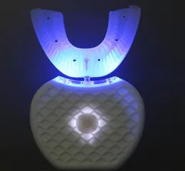 360 -градусная волновая щетка Интеллектуальная автоматическая ленивая электрическая зубная щетка USB Перезаряжаемая Ультра Ультра Ультра Ультра -форма синий холодный свет J1906271485880