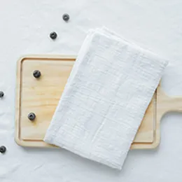 Table Cloth Dishcloth Decoration Reusable Tea Towels Simple Solid Kitchen Cotton Linen Japanese Style Napkin Dessert Eco-friendly