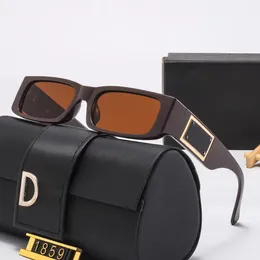 Luksusowe projektanty modne prostokątne okulary przeciwsłoneczne dla mężczyzn i kobiet policja ładna biblioteka okularów przeciwsłonecznych