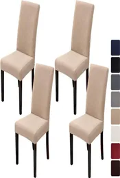 Chair Ers For Dining Room Set Of 4 Stretch Slipers Removable Er Kitchen Fundas Para Sillas De Comedor Khaki Drop Delivery 2022 Soi6567066