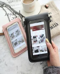 Storage Bags Touch Screen Cell Phone Purse Smartphone Wallet Leather Shoulder Strap Handbag Women Bag For X S10 Huawei P2018453678
