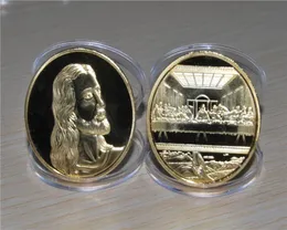 Jesus The Last Supper Commemorative Challenge Coin Christianism Gold Silver Promotional Event Commemorative Coin Gift Collection8693127