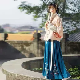 Roupas étnicas bordadas Hanfu Roupas chinesas tradicionais para mulheres Dinastia chinesa Dinastia Wear Cosplay Antiga fantasia de princesa