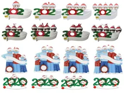 personalized christmas ornaments 2020 quarantine ornaments christmas tree decoration Delivery within 72 hours high quality4002044