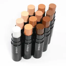 Makeup Contour Stick Drukuj podwójna głowica Wodoodporne matowe wykończenie Włosy Cienia konturowanie ołówek kosmetyki hurtowe 240426