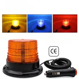 Bil Strobe Light Emergency Car Rotating Traffice Indication Car Flash Beacon Light LED GUL BLÅ RÖD FLASH VARNING Ljus