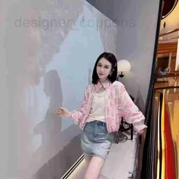 Women Beach Wear Designer 2024 Summer Luxury Versatile Fashion Heavy Industry Flower Sunscreen Coat Top for Women CL7E