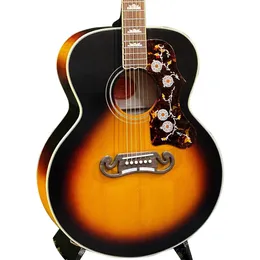 Inspiriert von Custom 1957 SJ200 - Vintage Sunburst- Up Acoustic Gitarre