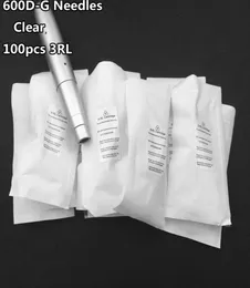 100pcs 600dg 3rlまたは3rs nouveau permanent makeup針7mm nouveau恒久的なメイクアップマシンP4276359用の眉毛リップ針P4276359