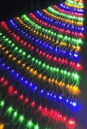 New Christmas Decoration LED Net Mesh Lights Waterproof Ceiling Wall Hanging Fariy String Decorative Lighting For Outdoor Indoor3131051