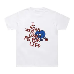 남자 티셔츠 핫 판매 2020 여름 남자 티셔츠 I 당신은 인생을 사랑합니다 Harajuku Tshirts Brockhampton Ginger Hip Hop Ts Funny 티셔츠 Y240429