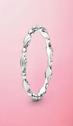 Clusterringe 2021 Sommer 925 Sterling Silber Perlen -Seeingangs -Band Ring für Frauen Brand Original Schmuckgeschenk1840609