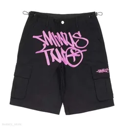 Minustwo last 2024 Ny designer High Street Trendy Brand Hip Hop Letter Tryckt shorts för mens sommar avslappnade lösa byxor minus 2 283