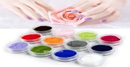12 Color 3D Velvet Flocking Powder Nail Art Decorations Acrylic Polish Tips Manicure Nails Decorations New Arrive Saling8209994