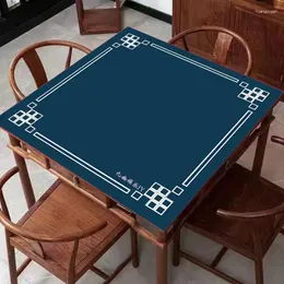 Tanta de mesa espessada espessada Mahjong Mat Square que absorve o desgaste não deslizante